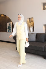 Galeriyi görüntüleyiciye yükle: Tesettür Kadın Elegan Takımı Yelek pantolon

